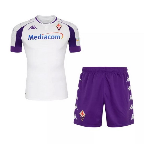 Camiseta Fiorentina Replica Segunda Ropa Niños 2020/21 Blanco